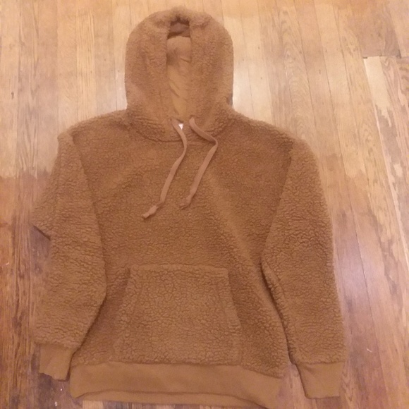 American Eagle Fluffy Sherpa Sweatshirt - Picture 2 of 4
